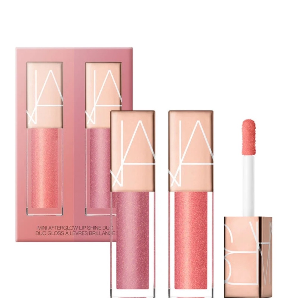 NARS Mini Afterglow Lip Shine Duo — Orgasm/Unbroken
